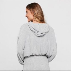 L*Space Gray Venice Beach Hoodie Sz XS/S